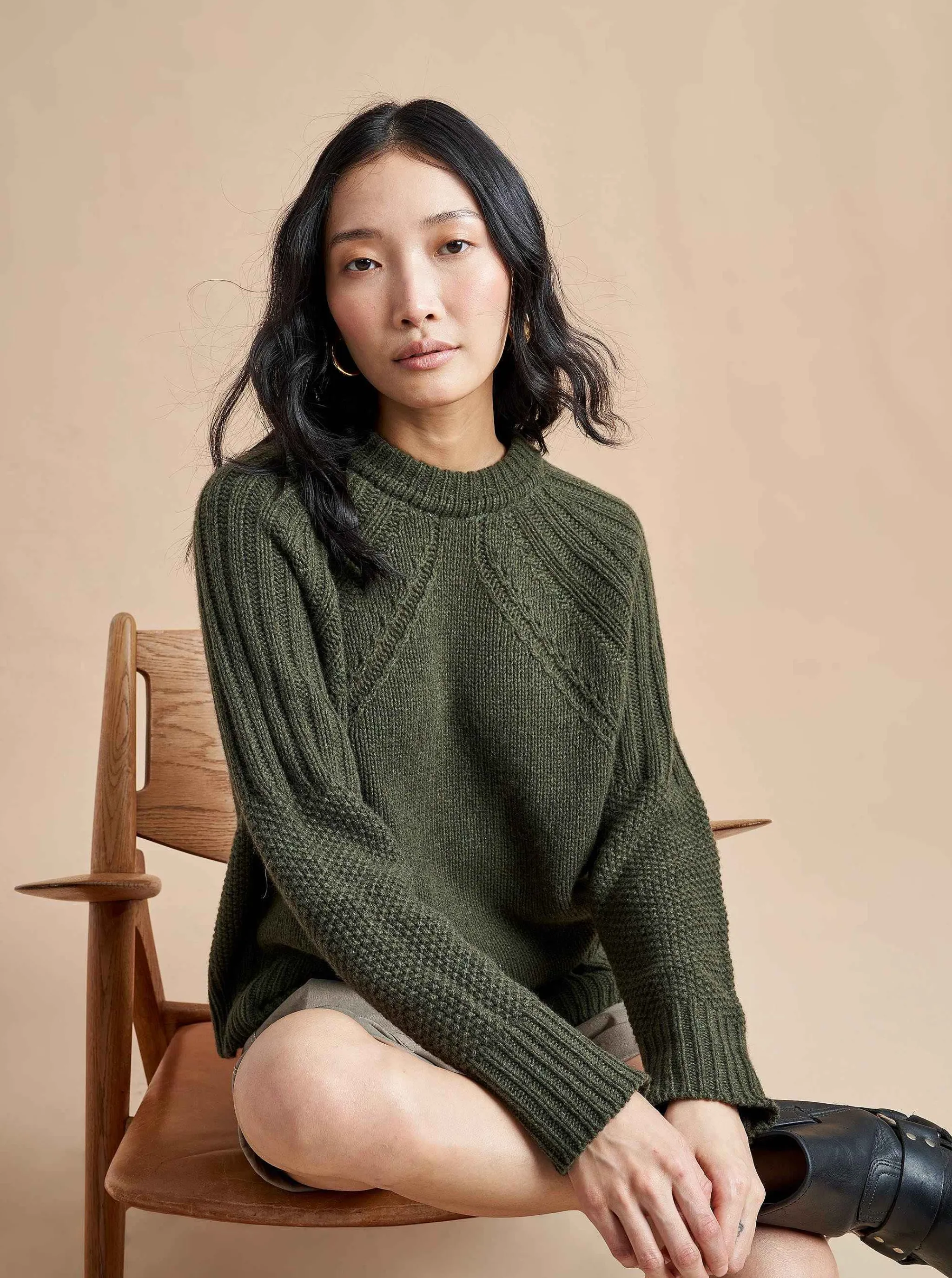 La Ligne Sweaters*Max Sweater Olive