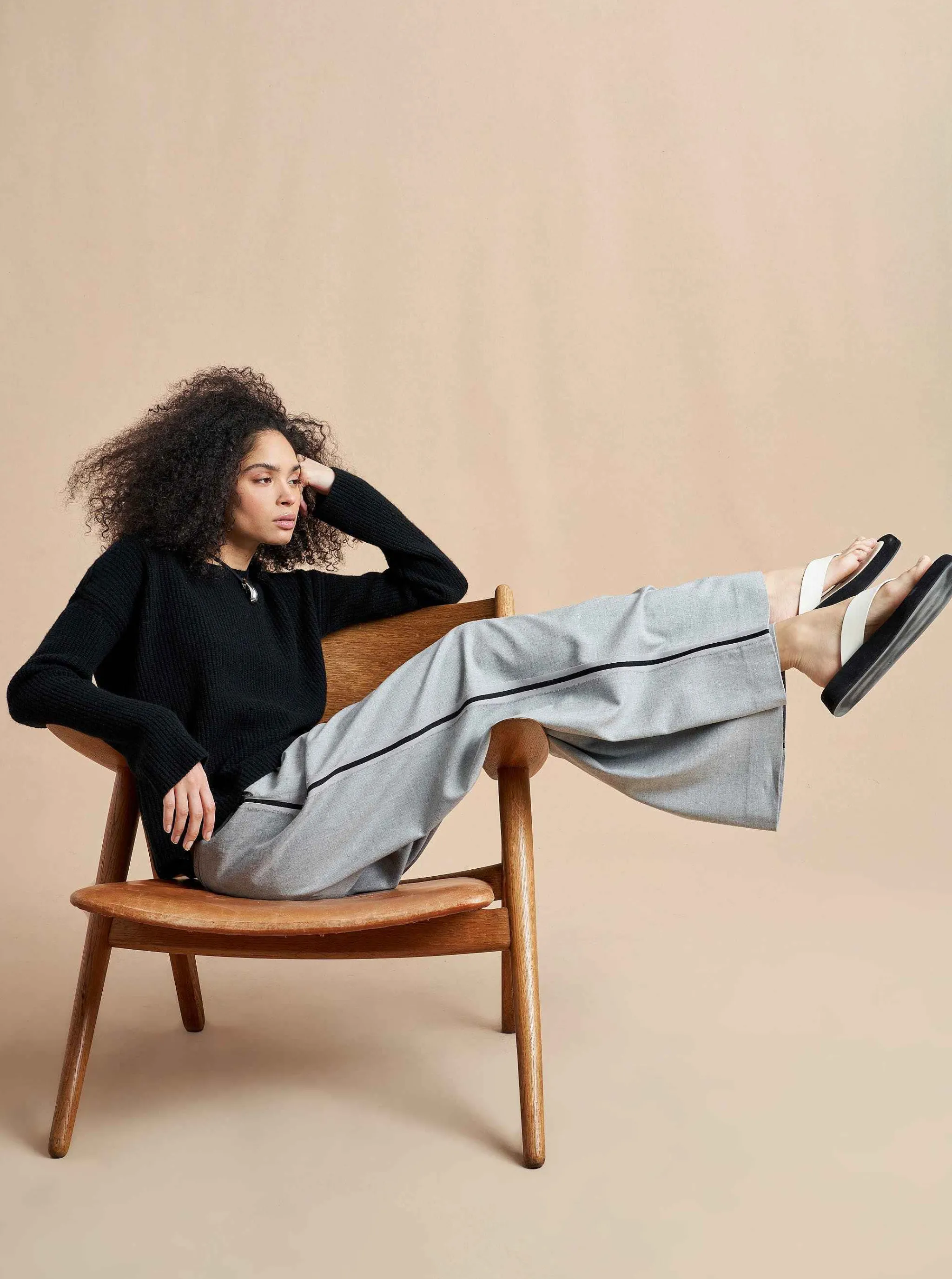 La Ligne Sweaters*Mini Toujours Sweater Black