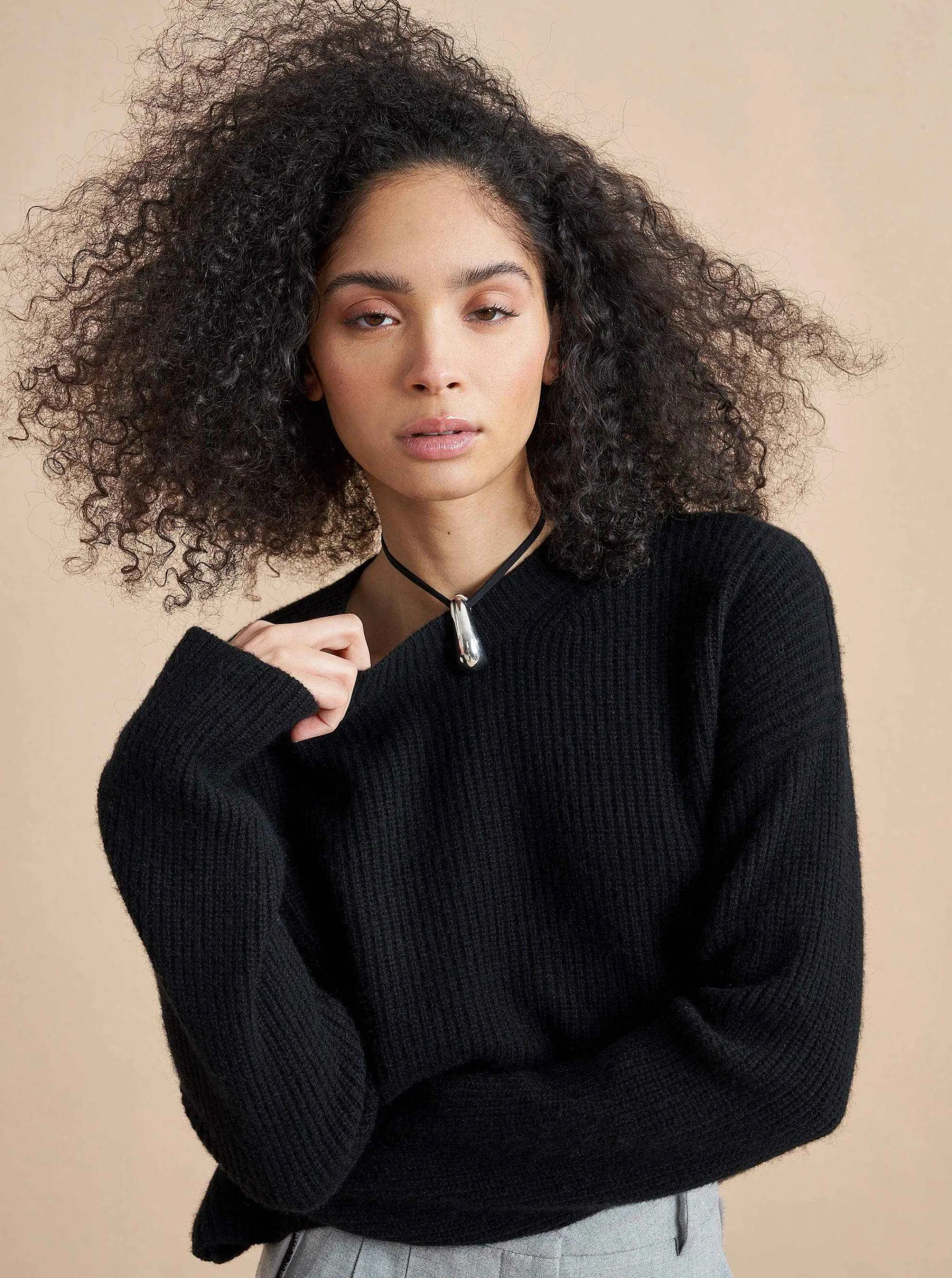 La Ligne Sweaters*Mini Toujours Sweater Black