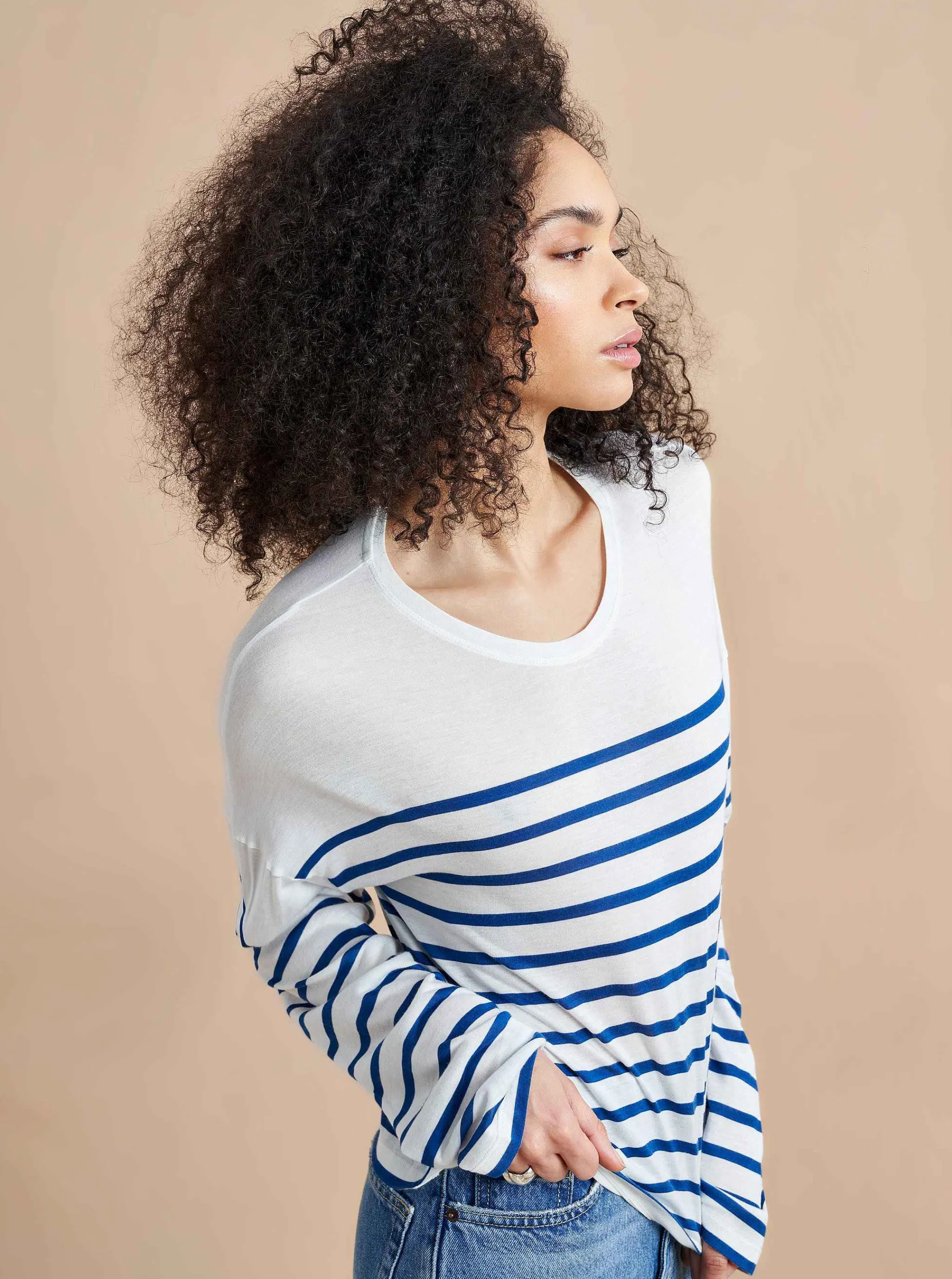 La Ligne Tees*Long Sleeve Teddy Tee