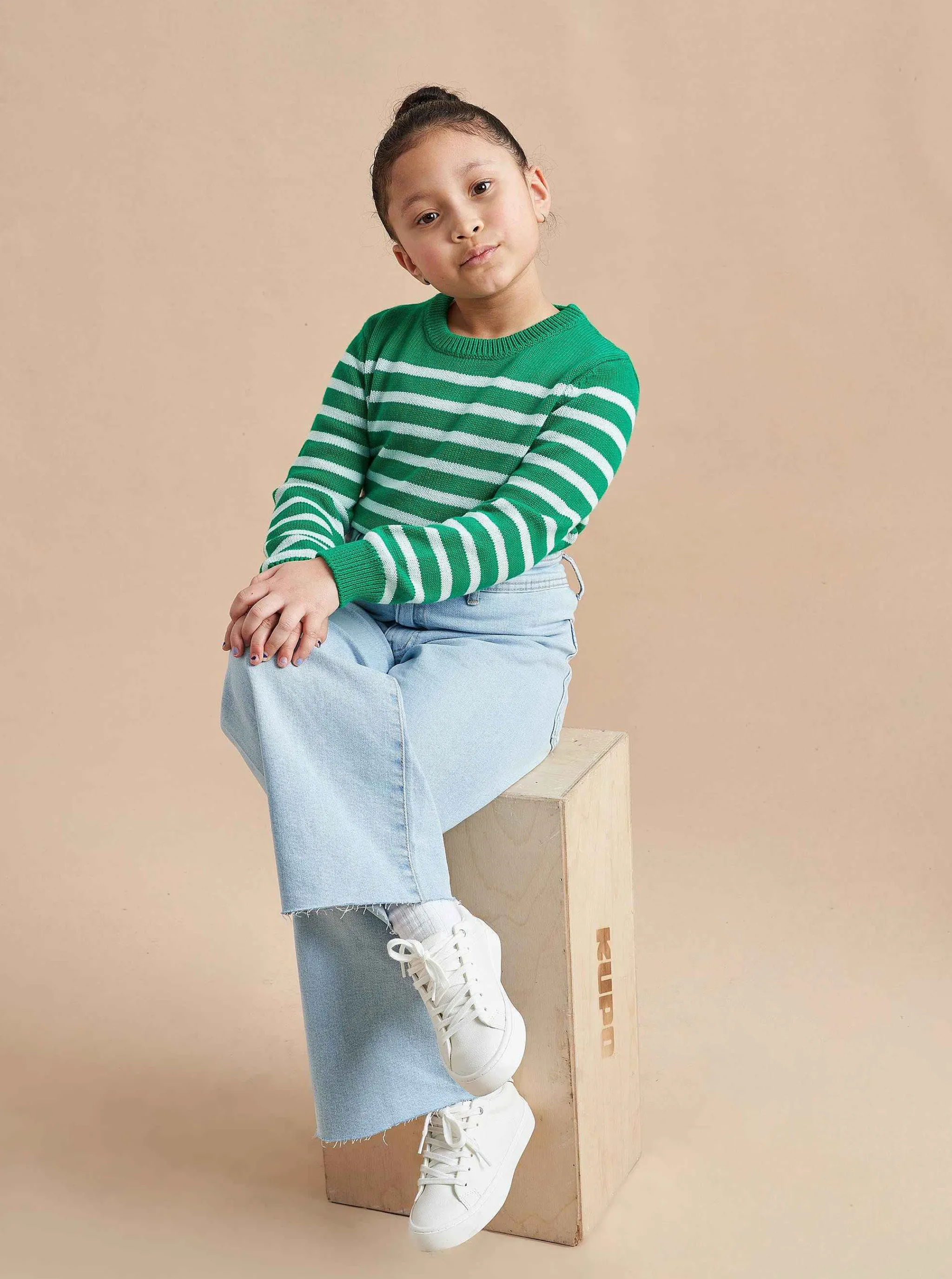 La Ligne Sweaters*Marini Sweater Kelly Green