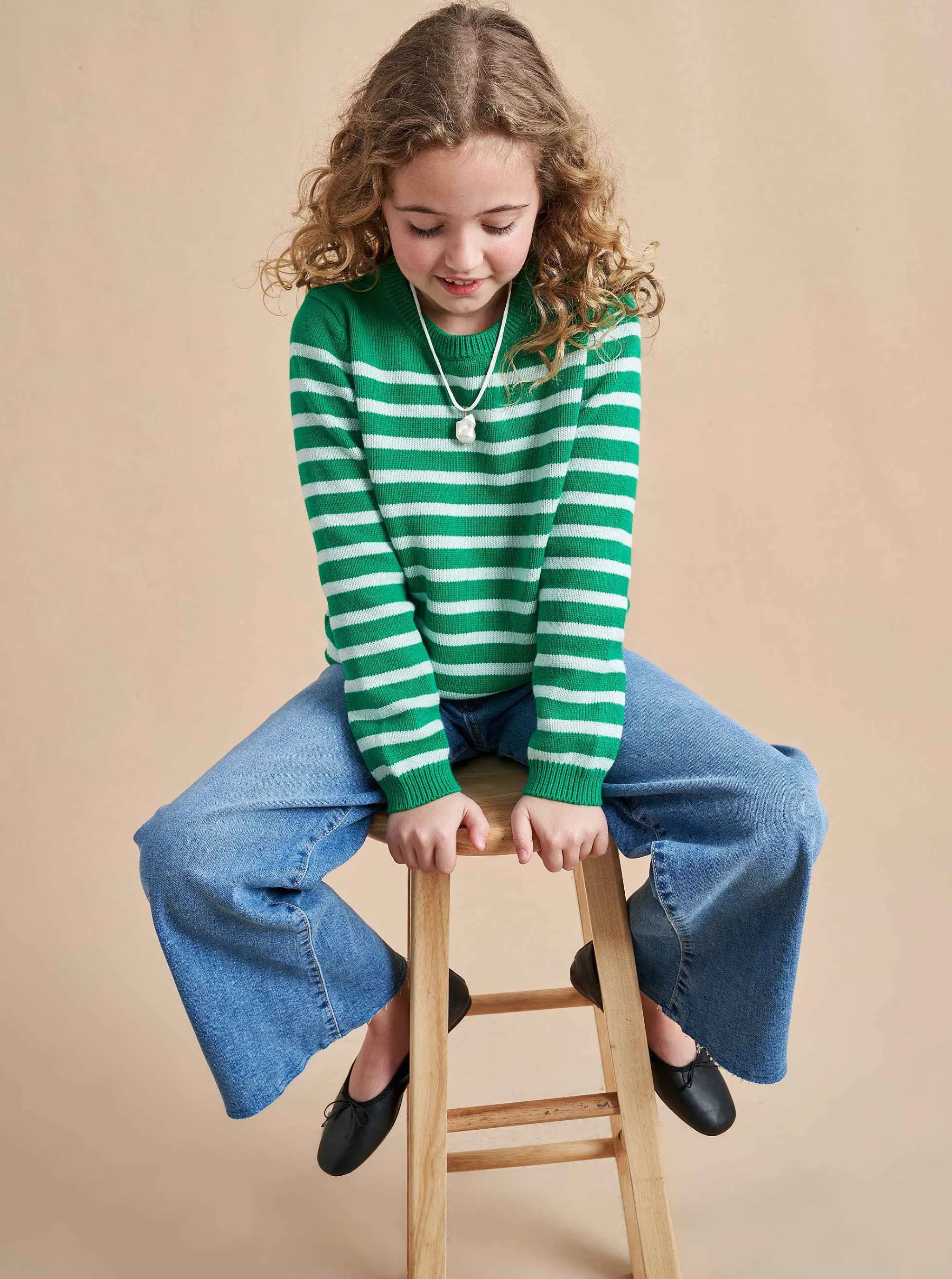 La Ligne Sweaters*Marini Sweater Kelly Green