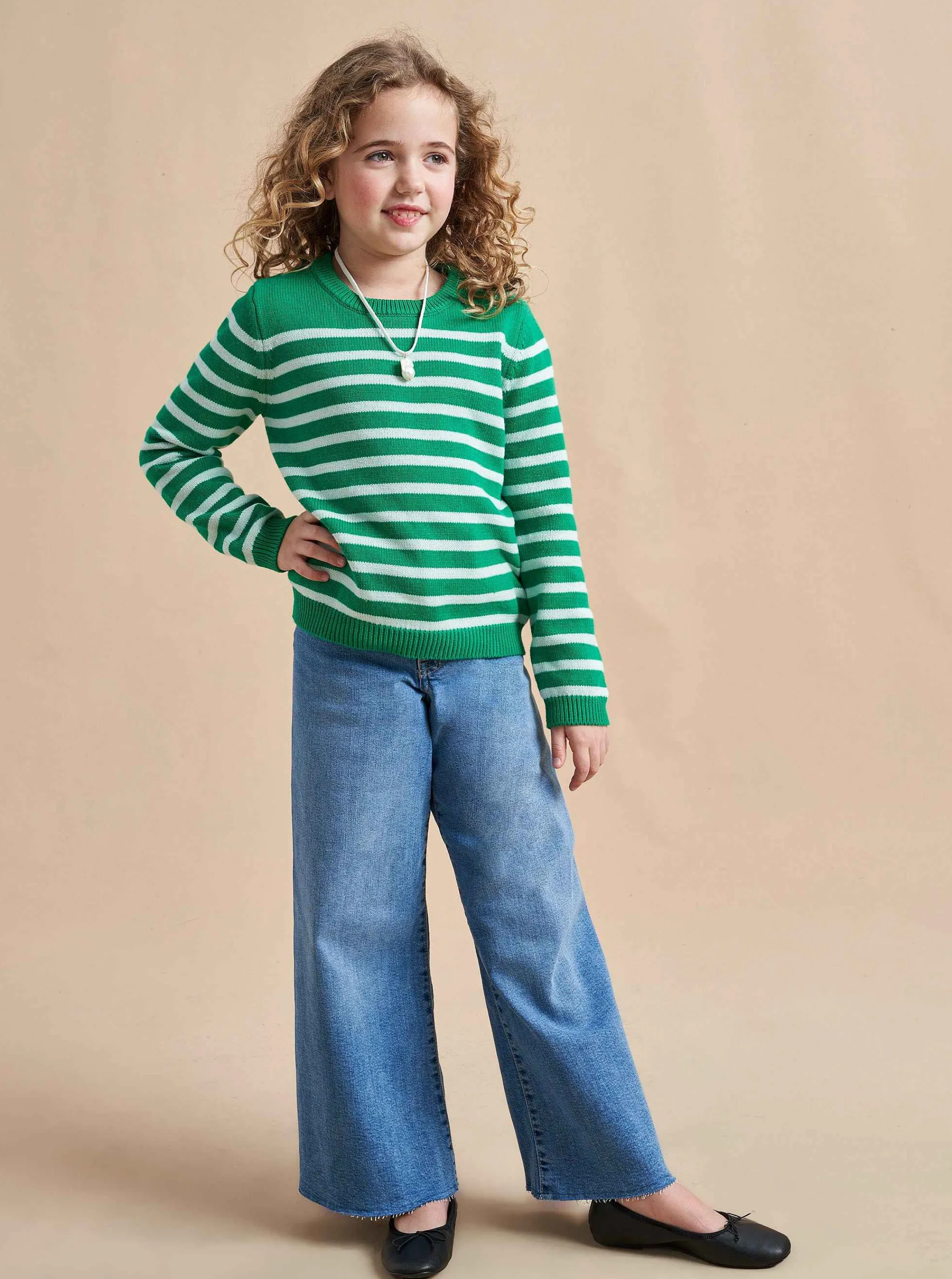 La Ligne Sweaters*Marini Sweater Kelly Green