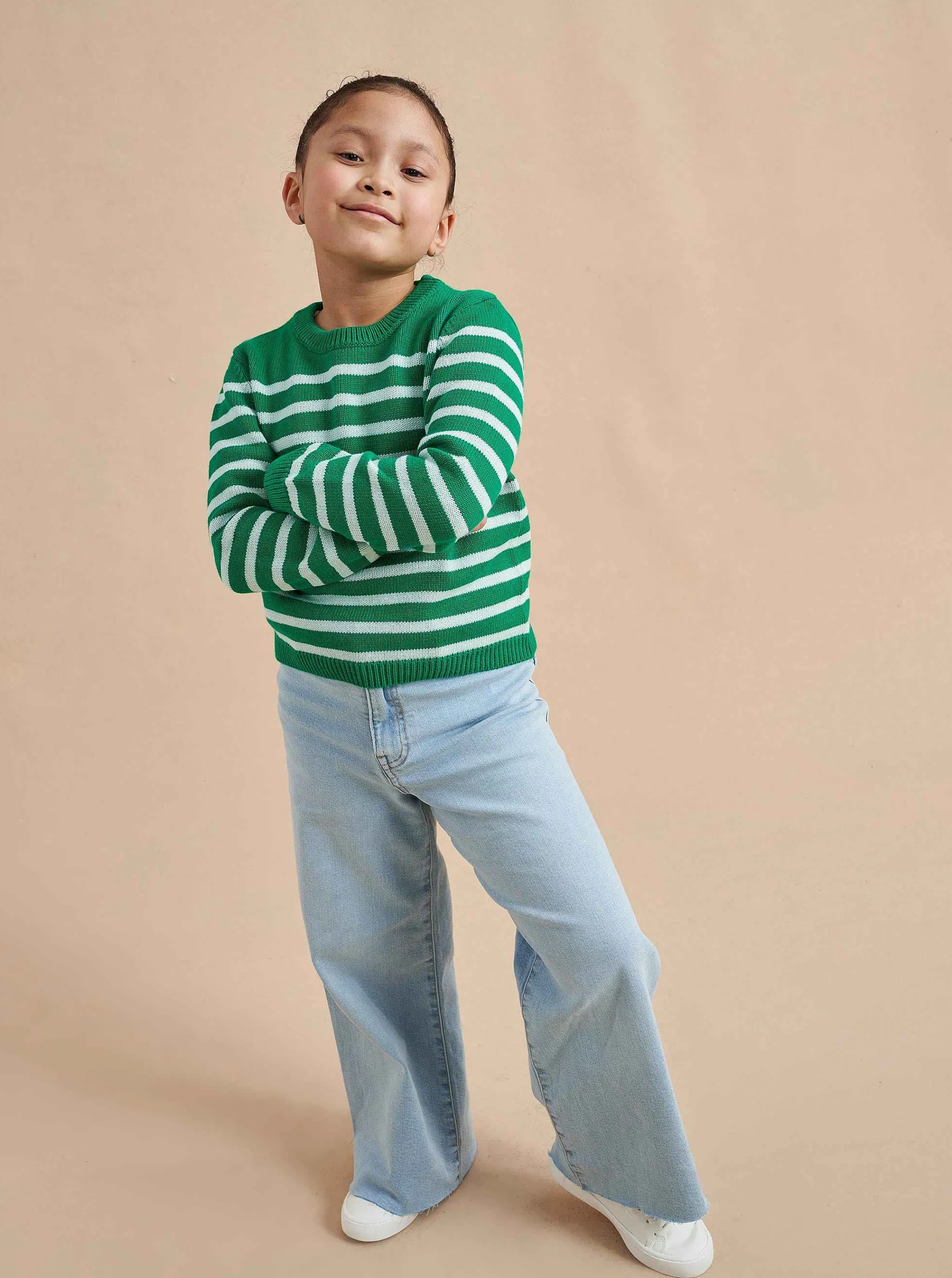 La Ligne Sweaters*Marini Sweater Kelly Green