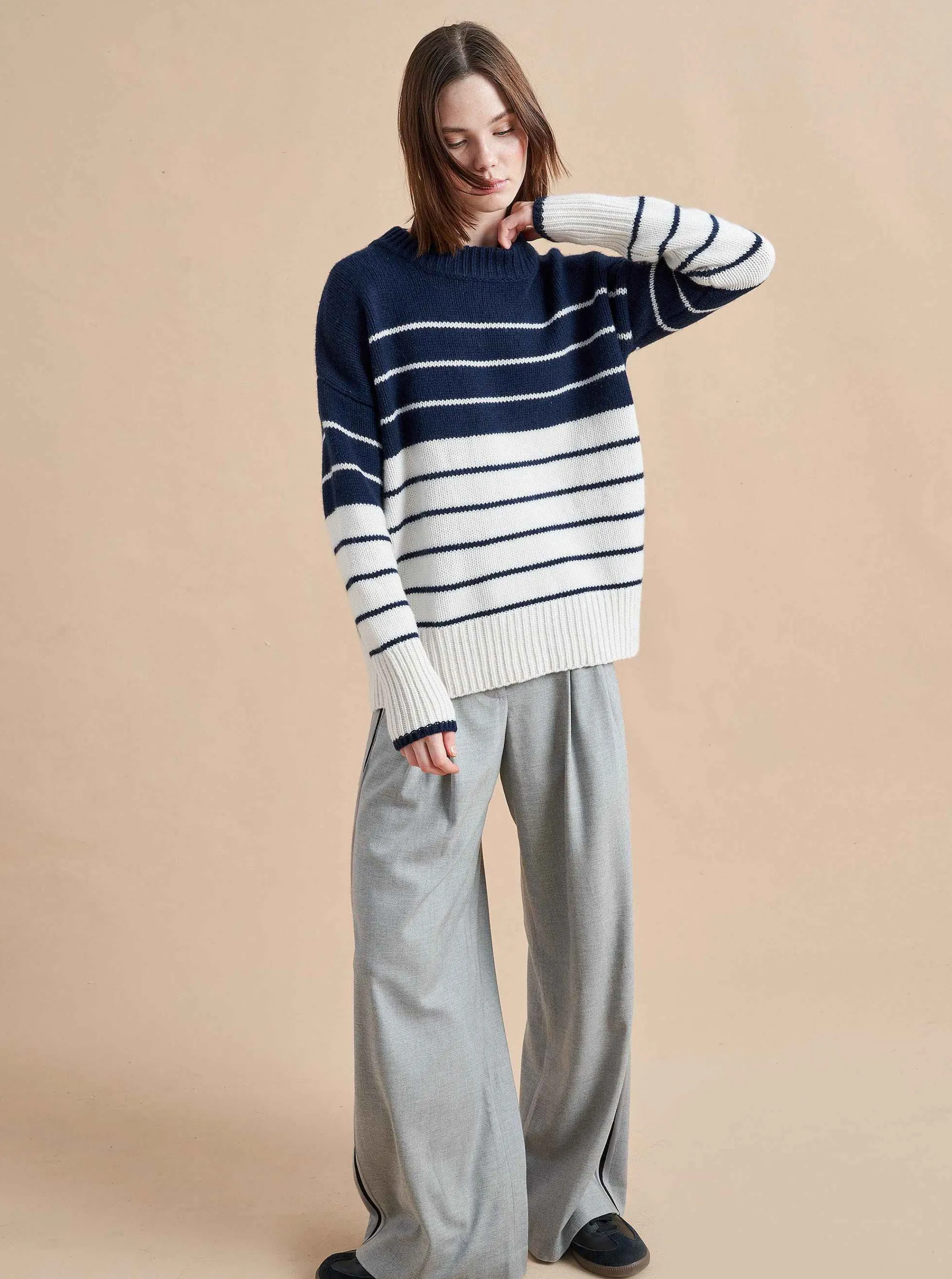 La Ligne Sweaters*Color Block Marin Sweater