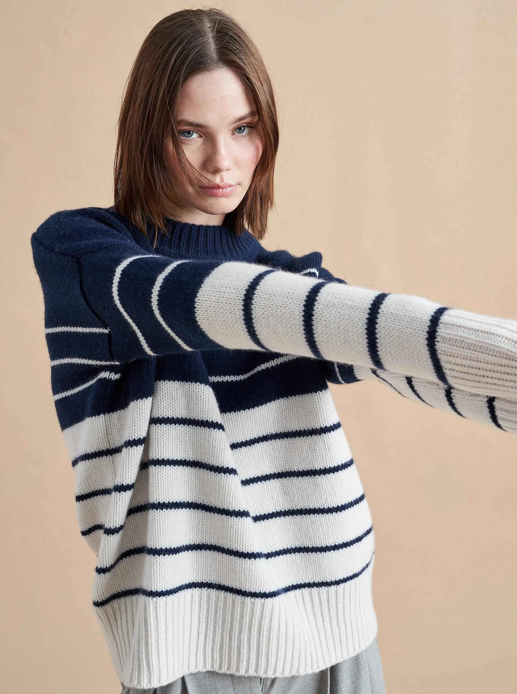 La Ligne Sweaters*Color Block Marin Sweater