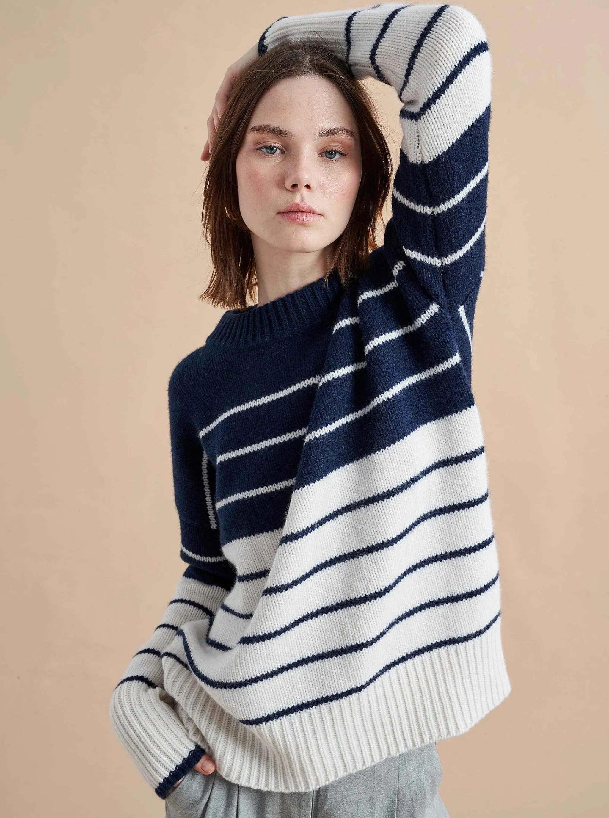 La Ligne Sweaters*Color Block Marin Sweater