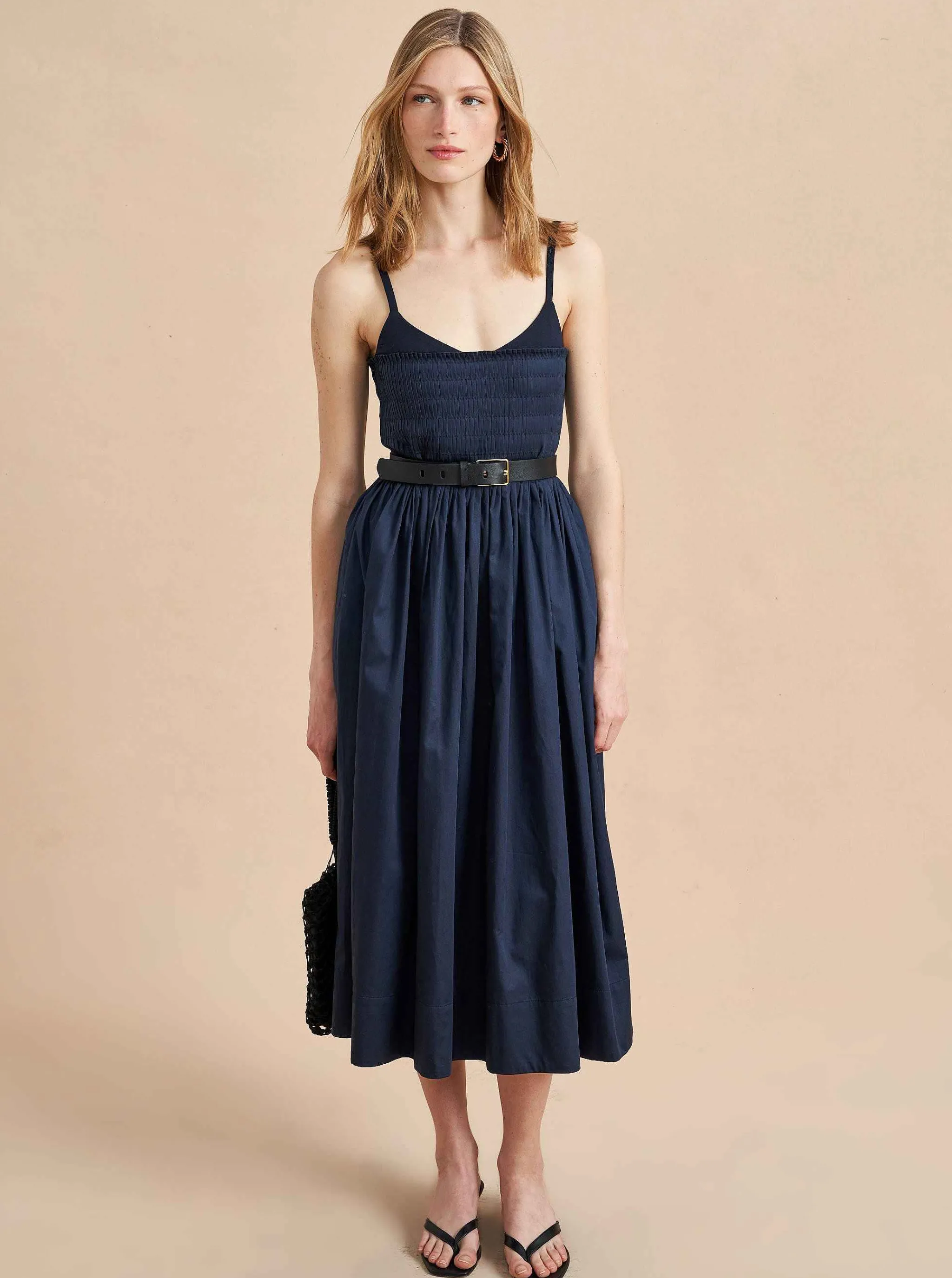 La Ligne Midi Dresses*Devon Dress Midnight