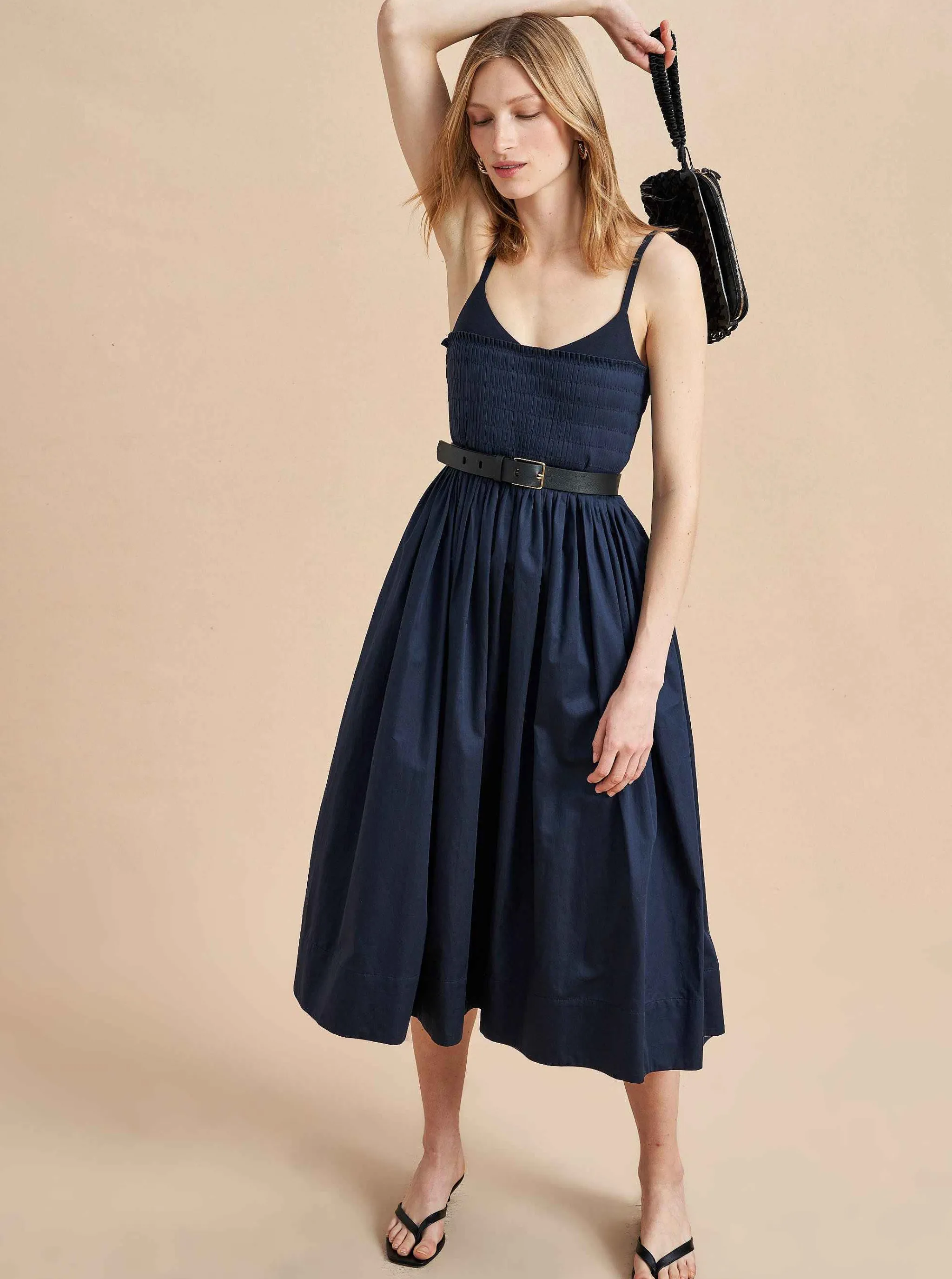 La Ligne Midi Dresses*Devon Dress Midnight
