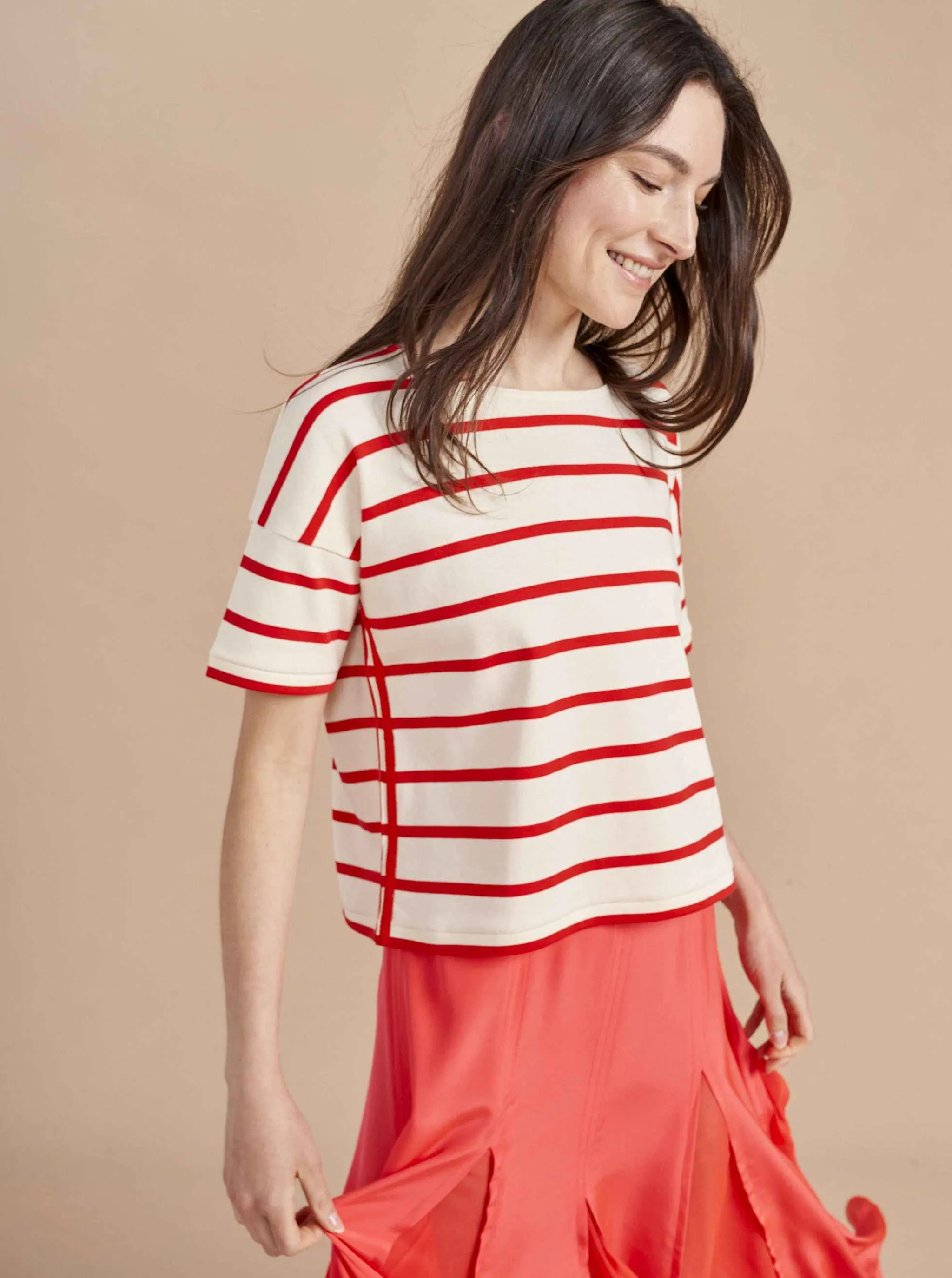 La Ligne Tops*Breton Short Sleeve Tee