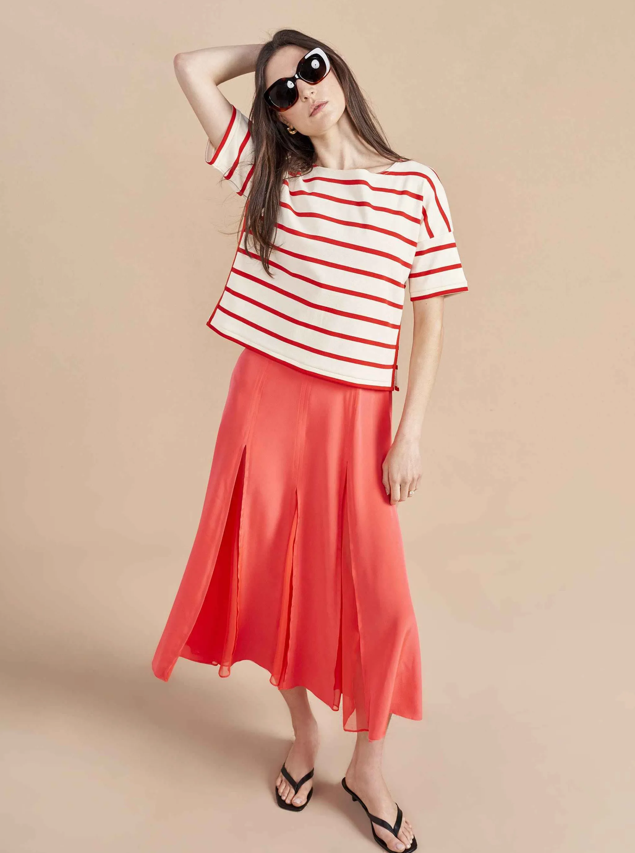 La Ligne Tops*Breton Short Sleeve Tee