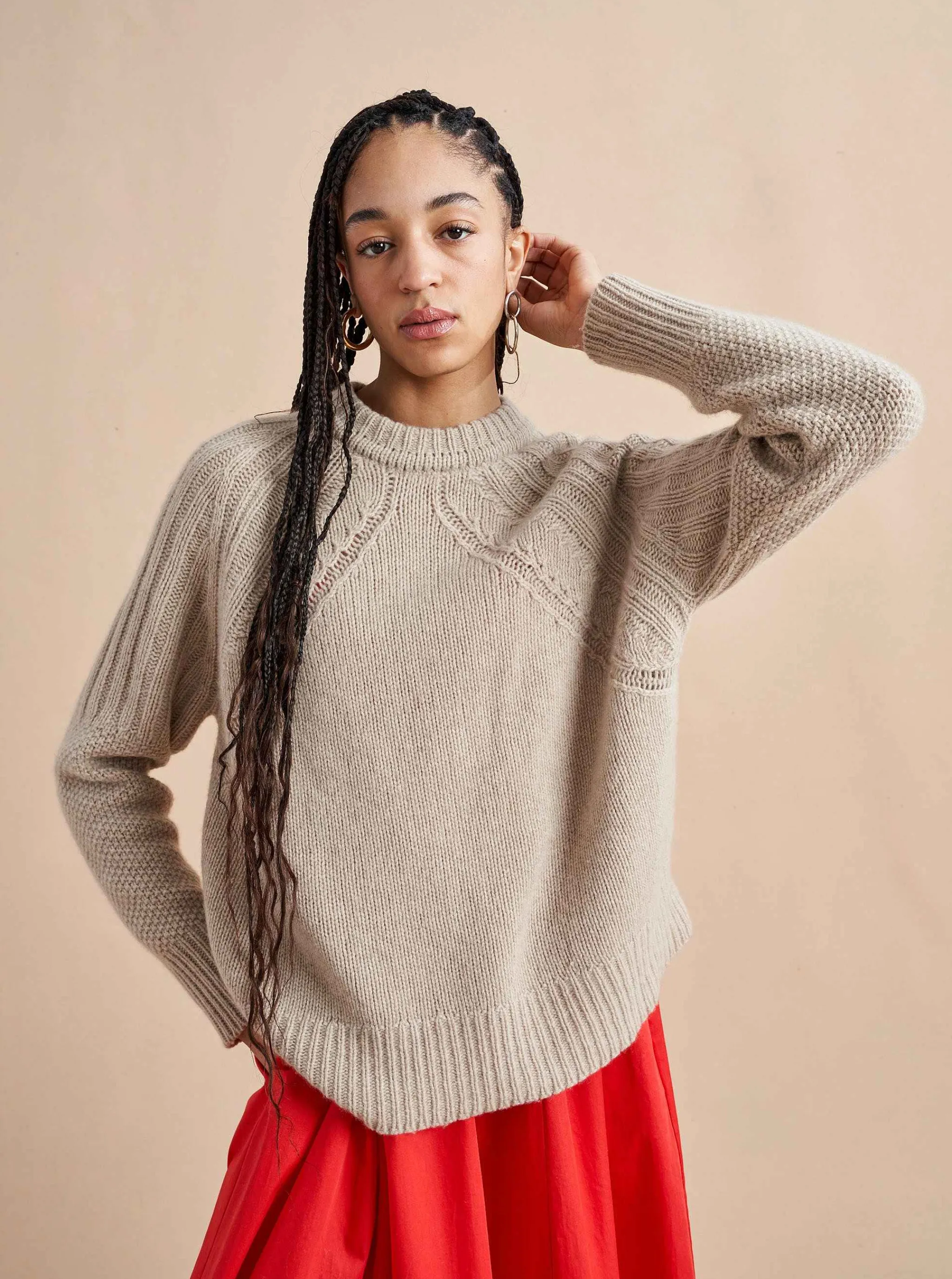 La Ligne Sweaters*Max Sweater Tan